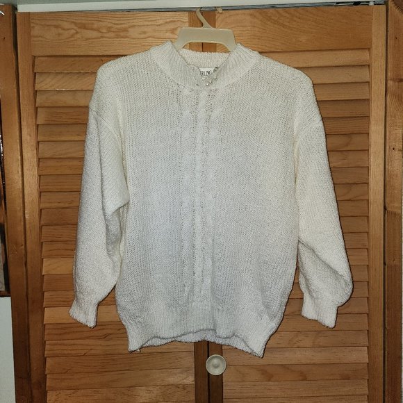 Vintage Sweater Pearl buttons - Picture 1 of 1